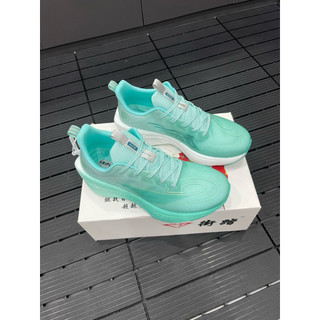 Giay Thể Thao Nam Nữ Đế Dày Siêu Êm Màu Xanh Mint - Giày Chạy Bộ, Đi Bộ, Tập Gym Thoáng Khí