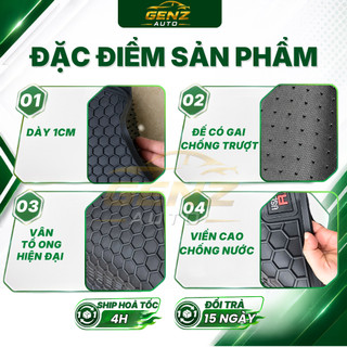 THẢM LÓT SÀN CAO SU TOYOTA RUSH 2018 ->2026 cao cấp loại đúc dày theo xe - HL
