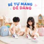 Giày thể thao bé trai, giày cho bé gái UITA quai dán, da chống thấm nước, đế nhẹ êm T3M
