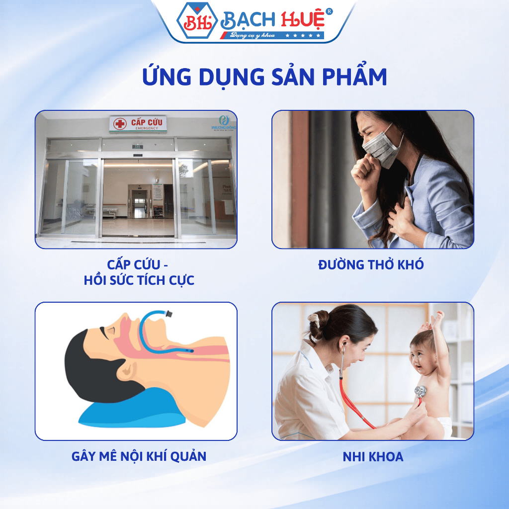 Combo 5 Dây Thông Nòng Đặt Nội Khí Quản Bougie Cao Cấp – Ống Dẫn Đặt Nội Khí Quản Không Lỗ Đủ Size
