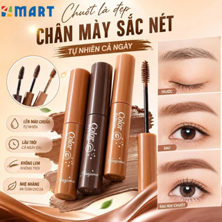 Mascara chải lông mày, Gel lông mày màu tự nhiên chống nước và chống mưa, bút kẻ lông mày bền màu