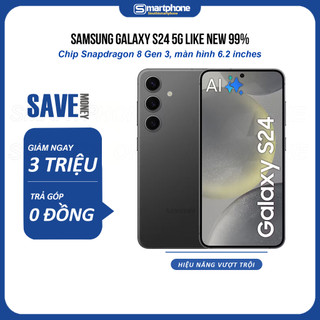 Điện thoại Samsung Galaxy S24 5G Mỹ Like new 99%, Chip Snapdragon 8 Gen 3, Pin 4000mAh -Bảo Hành 6 Tháng Lỗi 1 Đổi 1