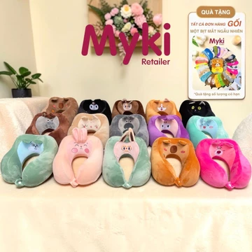 [Tặng bịt mắt ngủ] Gối Kê Cổ Chữ U Du Lịch Cao Cấp – Gối Kê Cổ Chống Mỏi Vai Gáy, Nhẹ Tiện Lợi
