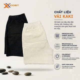 Quần Short Nam Kaki Hàn Cao Cấp Form Âu, Thoáng Mát, Dày Dặn, Co Giãn Nhẹ, Wash Mềm, Thời Trang Nam Cao Cấp