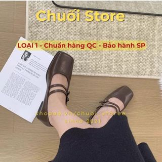 Giày bệt nữ da PU tổng hợp dệt vải đế cao su nhẹ nhàng tiểu thư đáng yêu nữ tính