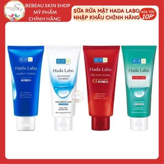Sữa Rửa Mặt Hada Labo Sạch Da, Dưỡng Ẩm, Dưỡng Trắng, Chống Lão Hóa 80g Nhập Khẩu Chính Hãng -Bebeau