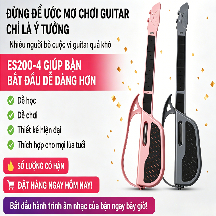 Trẻ em thông minh điện tử không dây tự động đàn guitar Gập lại đàn guitar điện Người mới bắt đầu tự động hợp âm Có đèn L