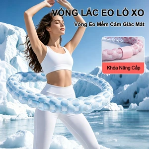Vòng Lắc Eo Lò Xo Lớp Mút Dày Và Dai Chống Va Đập - Điểm Nổi 3D Massage, Mối Hàn Siêu Âm Gia Cố Chắc Chắn