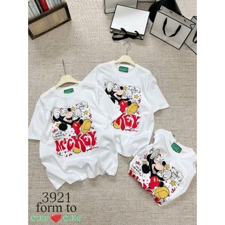 Áo Thun Nữ Mickey Họa Tiết Form Rộng QCCC Cao Cấp