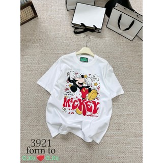 Áo Thun Nữ Mickey Họa Tiết Form Rộng QCCC Cao Cấp