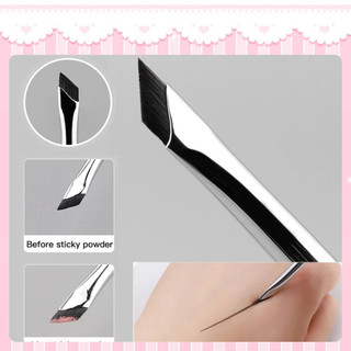 Cọ Kẻ Mắt Eyeliner Đầu Xéo Nét Mảnh Mềm Mịn Cọ Kẻ Mày Đầu Vạt Xéo Dễ Dùng Trang Điểm
