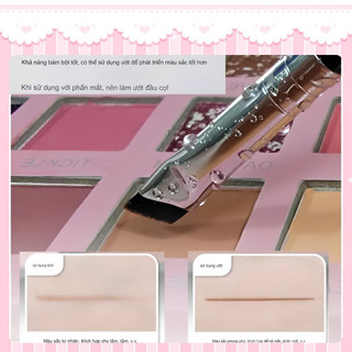 Cọ Kẻ Mắt Eyeliner Đầu Xéo Nét Mảnh Mềm Mịn Cọ Kẻ Mày Đầu Vạt Xéo Dễ Dùng Trang Điểm