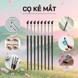Cọ Kẻ Mắt Eyeliner Đầu Xéo Nét Mảnh Mềm Mịn Cọ Kẻ Mày Đầu Vạt Xéo Dễ Dùng Trang Điểm