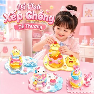 【Decal 3D xếp chồng】Đồ chơi DIY thủ công cho trẻ em, nhiều mẫu hoạt hình dễ thương
