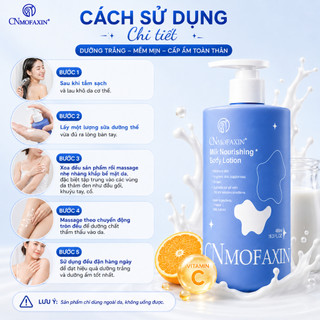 【Xả kho】Sữa dưỡng thể sữa bò CNMOFAXIN 480ml, dưỡng ẩm da【26.12】