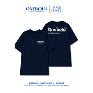 Áo Thun Oversize "CLOTHING" Brand ONEBOLD Cotton 270gsm, Áo Thun Form Rộng Cổ Tròn Nam Nữ - OB011