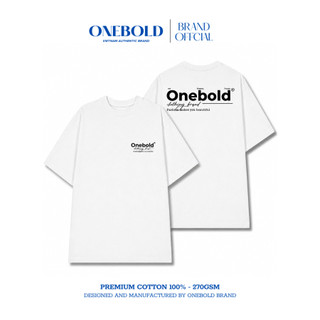 Áo Thun Oversize "CLOTHING" Brand ONEBOLD Cotton 270gsm, Áo Thun Form Rộng Cổ Tròn Nam Nữ - OB011