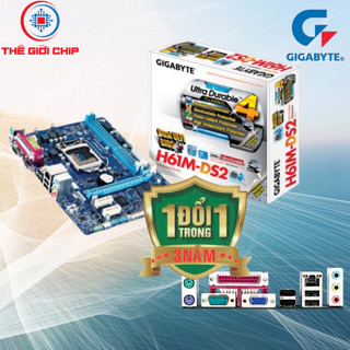 Mainboard (Bo mạch chính)GIGABYTE GA H61M-DS2 I like new Box Bảo hành 36 tháng bởi nhà cung cấp