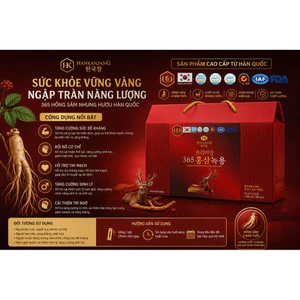 Nước chiết xuất hồng sâm nhung hươu 365 ( 70ml/ gói - 20 gói/1set)