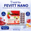 Viên uống FEVITT NANO 100V bổ sung sắt, acid folic, bổ máu, cải thiện tình trạng thiếu máu