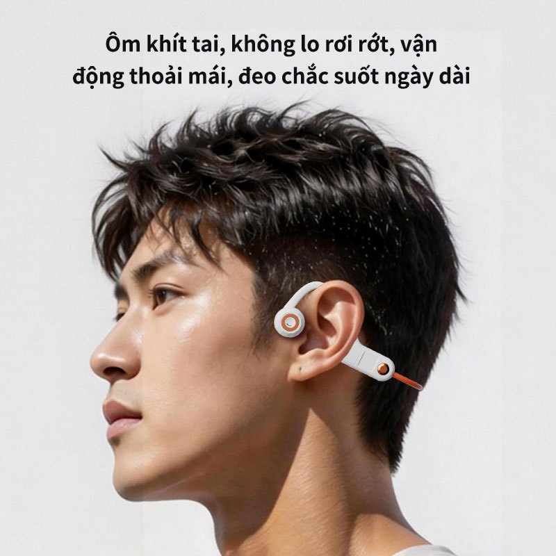 Tai Nghe Bluetooth G2S Mở Tai Dẫn Truyền Xương Bluetooth 5.3 Thể Thao Chống Nước IPX5 Mic HD Pin Lâu