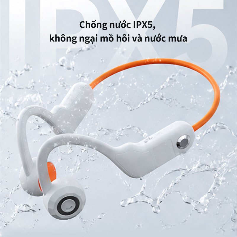 Tai Nghe Bluetooth G2S Mở Tai Dẫn Truyền Xương Bluetooth 5.3 Thể Thao Chống Nước IPX5 Mic HD Pin Lâu