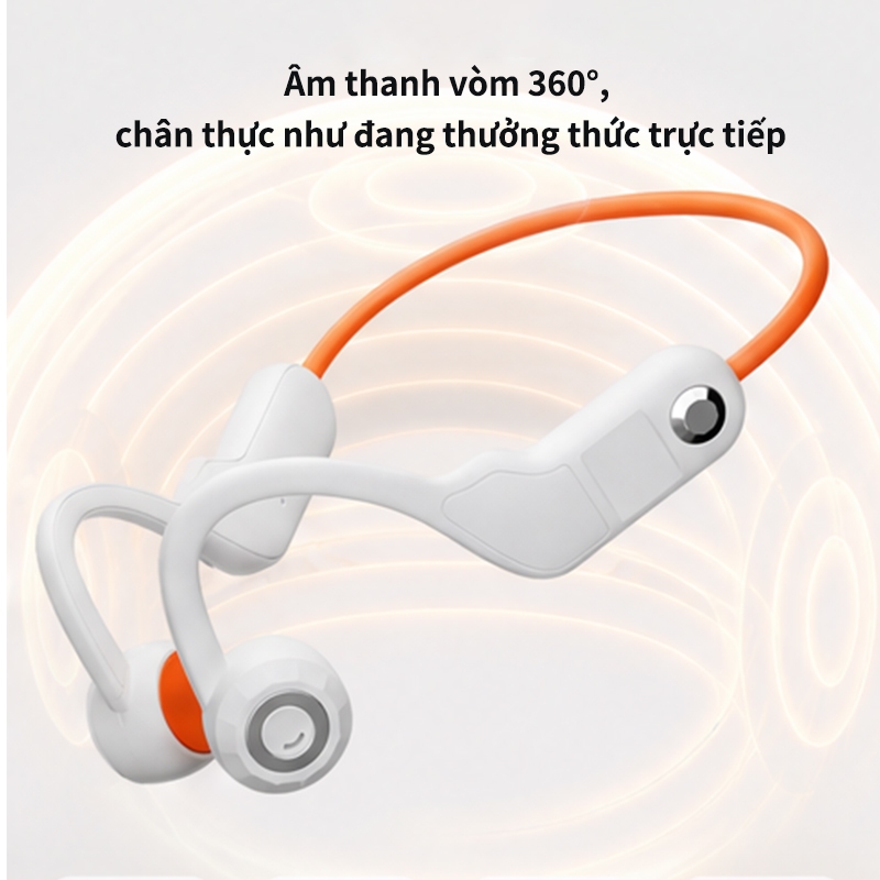 Tai Nghe Bluetooth G2S Mở Tai Dẫn Truyền Xương Bluetooth 5.3 Thể Thao Chống Nước IPX5 Mic HD Pin Lâu