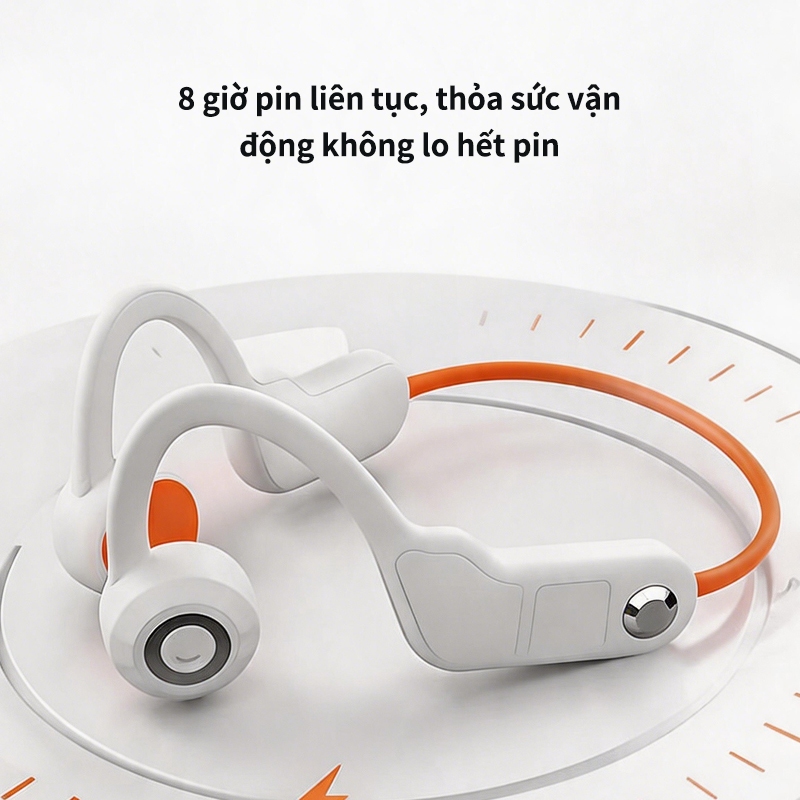 Tai Nghe Bluetooth G2S Mở Tai Dẫn Truyền Xương Bluetooth 5.3 Thể Thao Chống Nước IPX5 Mic HD Pin Lâu