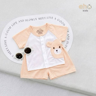 Bộ Cộc Tay Cho Bé Chất Liệu Petit Mềm Mại