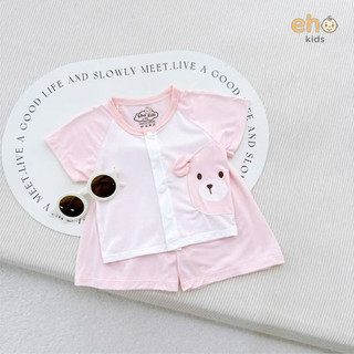 Bộ Cộc Tay Cho Bé Chất Liệu Petit Mềm Mại