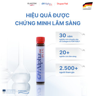 Combo Collagen Elasten và CH-Alpha Plus Hỗ Trợ Giúp Da Căng Mịn, Chống Lão Hóa, Hỗ Trợ Giảm Thoái Hóa Xương Khớp