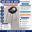 GHẾ ĐÔN GA INOX YÊN NỆM NHỰA – AN TOÀN CHO BÉ, DỄ LẮP, BỀN ĐẸP