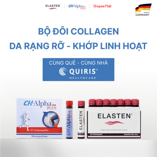 Combo Collagen Elasten và CH-Alpha Plus Hỗ Trợ Giúp Da Căng Mịn, Chống Lão Hóa, Hỗ Trợ Giảm Thoái Hóa Xương Khớp