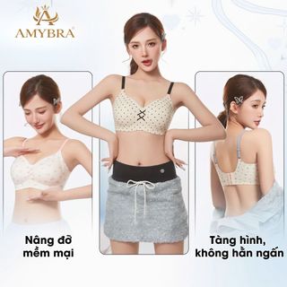 [ HOTTREND - AMYBRA ] Áo Ngực Nữ Không Gọng Có Mút Đệm Nâng Ngực – Áo Lót Nữ Su Đúc Mềm Mịn Ôm Dáng Tự Nhiên AMYBRA A967