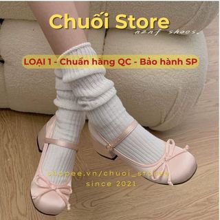 Giày lolita nữ da PU tổng hợp dệt vải đế cao su dễ mang thuận tiện dễ đi nhẹ nhàng