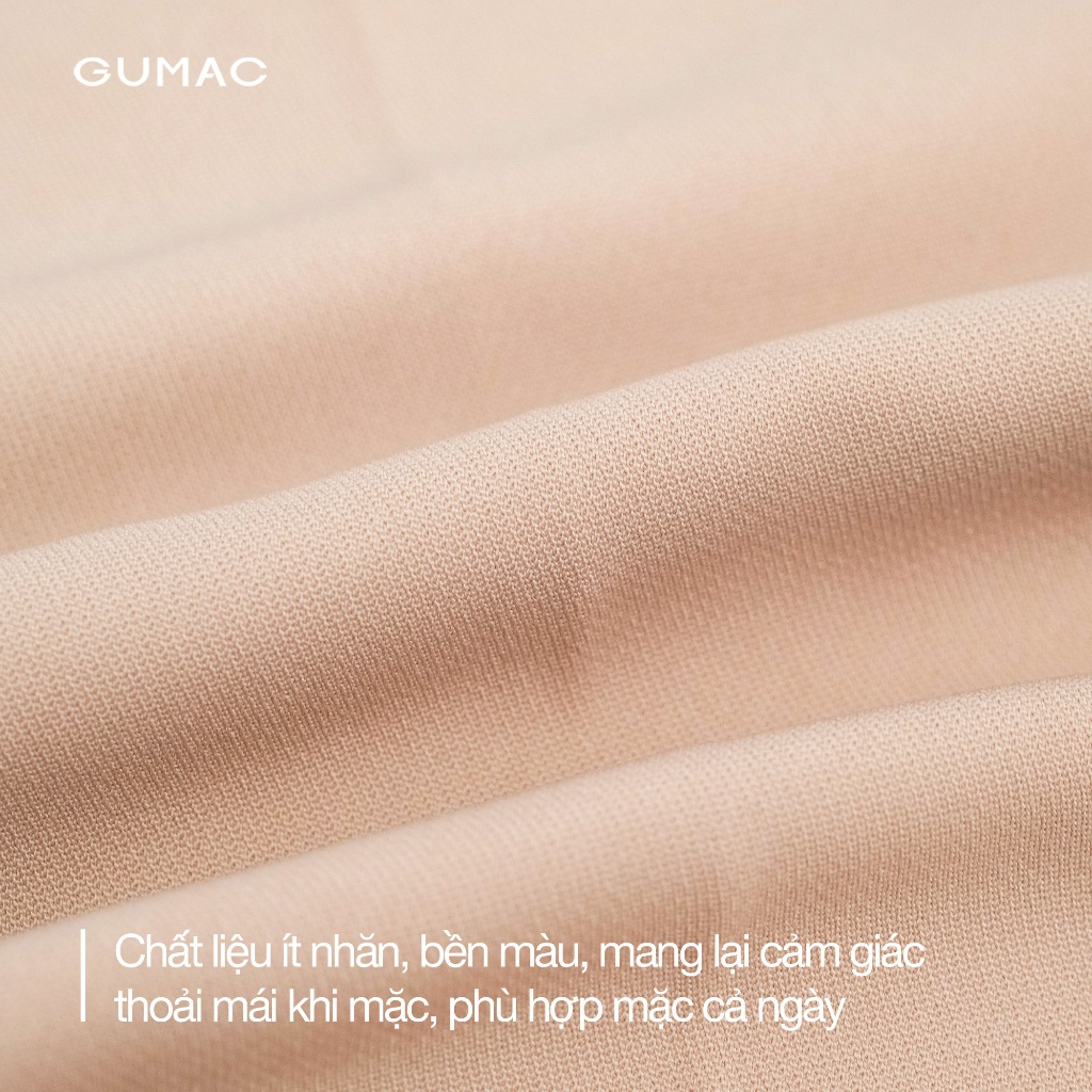 Quần Tây Nữ Ống Suông GUMAC Thiết Kế Bản Lưng Cài Quai Dê Chất Tuyết Mưa Đứng Form LQE1241