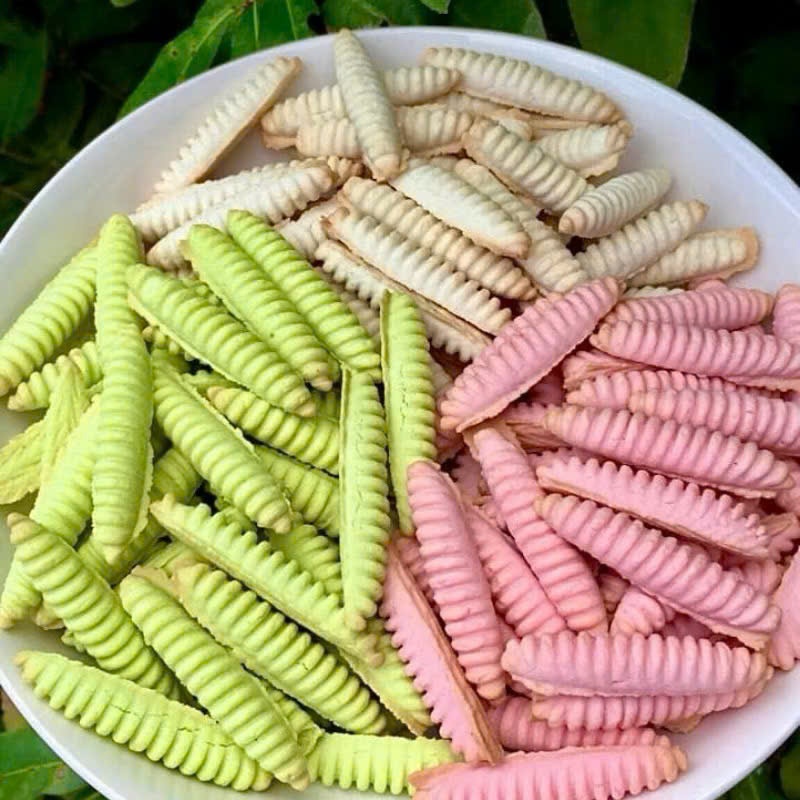 Bánh men đuông sữa/bánh con sâu/con sùng thơm giòn béo ngậy đủ vị