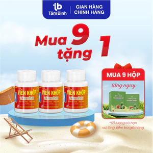 hộp Viên khớp Tâm Bình hỗ trợ thoái hóa khớp, đau nhức xương khớp, viêm khớp, đau mỏi vai gáy