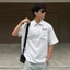 Áo Sơ Mi Boxy Nam Nữ Ngắn Tay UNDERHATED Cổ Khóa Kéo Vải Tuytsi Kẻ Sọc Unisex ARTGOD HMA108