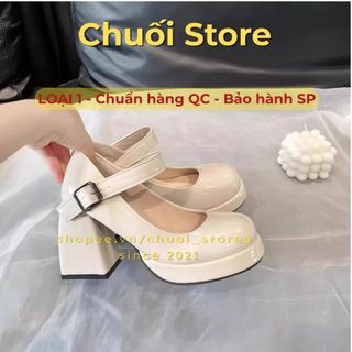 Giày cao gót nữ da PU tổng hợp dệt vải đế cao su sang chảnh quý phái thời trang cao cấp