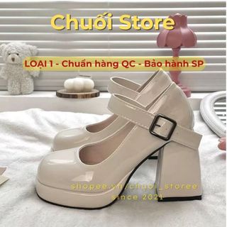 Giày cao gót nữ da PU tổng hợp dệt vải đế cao su sang chảnh quý phái thời trang cao cấp