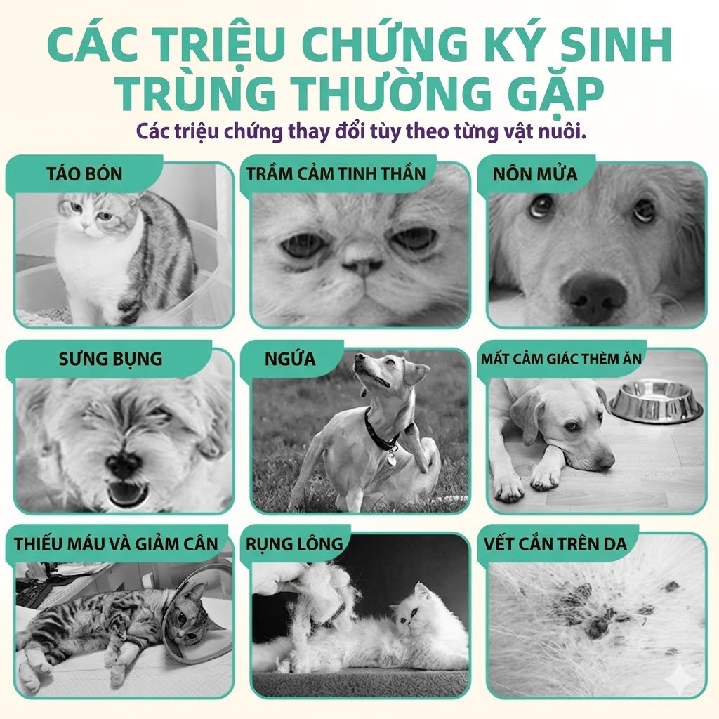 Hegen Pet Nhỏ Gáy Hỗ Trợ Loại Bỏ Ve, Bọ Chét, Ghẻ Và Tẩy Giun (Giun đũa, Giun Móc, Sán Dây) Cho Chó Mèo