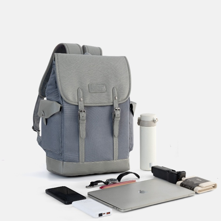Balo Nam Nữ ZOROS Ngăn Đựng Rộng Rãi Vải Polyester Đựng Laptop Đi Học Đi Làm Du Lịch | HESTON