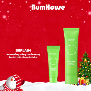Kem Chống Nắng Beplain Sunmuse Mineral Sunscreen SPF50+ PA++++ 10ml/50ml Hỗ Trợ Kiềm Dầu, Kháng Nước (Xanh lá)