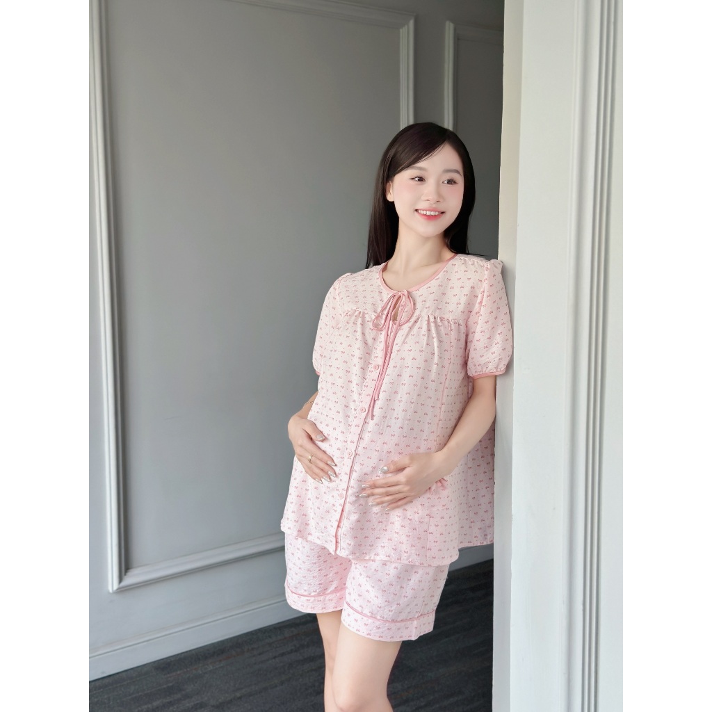 Bộ bầu và sau sinh. Chất đũi, lụa latin siêu nhẹ, mềm, mát B639 - B772 B2 MUM