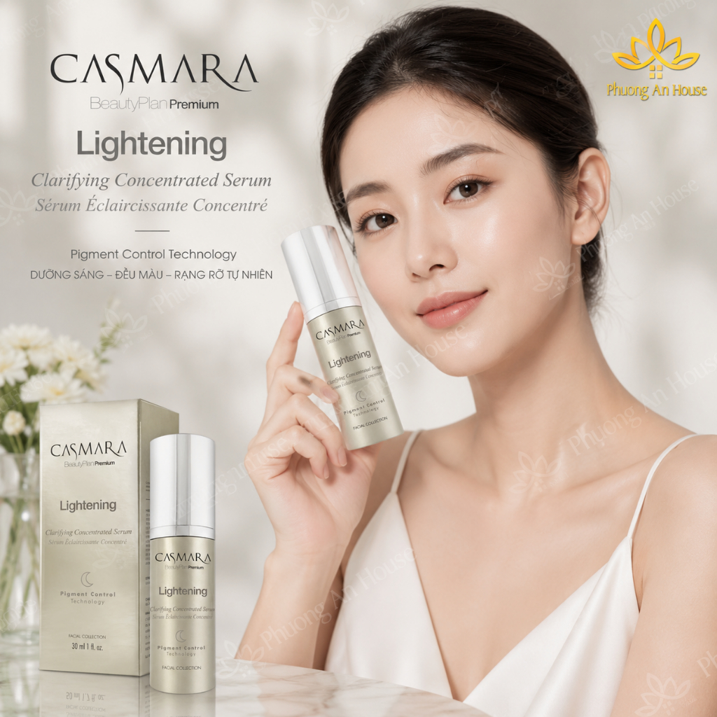 Serum dưỡng sáng da CASMARA LIGHTENING CLARIFYING CONCENTRATED (30ml)