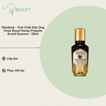 Tinh Chất Dưỡng Ẩm Phục Hồi Da Từ Sữa Ong Chúa Và Keo Ong Skinfood Royal Honey Propolis Enrich Essence 50ml