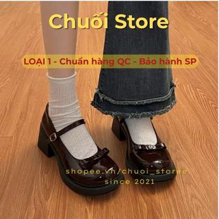 Giày lolita nữ da PU tổng hợp dệt vải đế cao su nhẹ nhàng tinh tế thanh lịch nữ tính