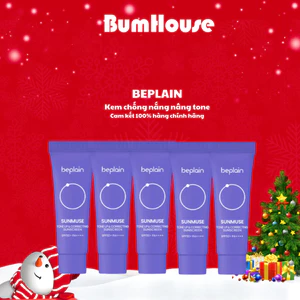 Combo 5 Tuýp Kem Chống Nắng Nâng Tone Beplain Sunmuse Tone Up & Correcting Sunscreen SPF50+ PA++++ 10ml Màu tím