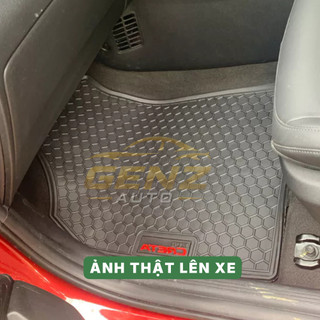 Thảm sàn cao su xe Hyundai Creta 2022 - nay - Cao su đúc không mùi, không thấm nước, dễ vệ sinh